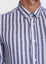 BS Kumamoto Slim Fit Skjorte - Navy