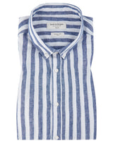 BS Kumamoto Slim Fit Skjorte - Navy