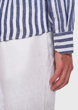 BS Kumamoto Slim Fit Skjorte - Navy