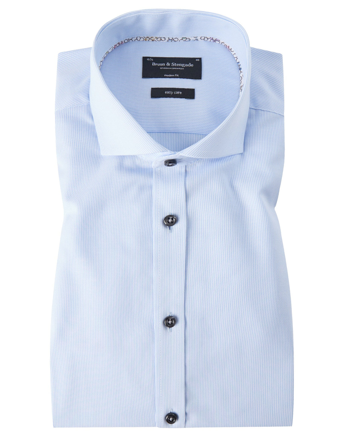 BS Lewin Modern Fit Skjorte Light Blue - Light Blue