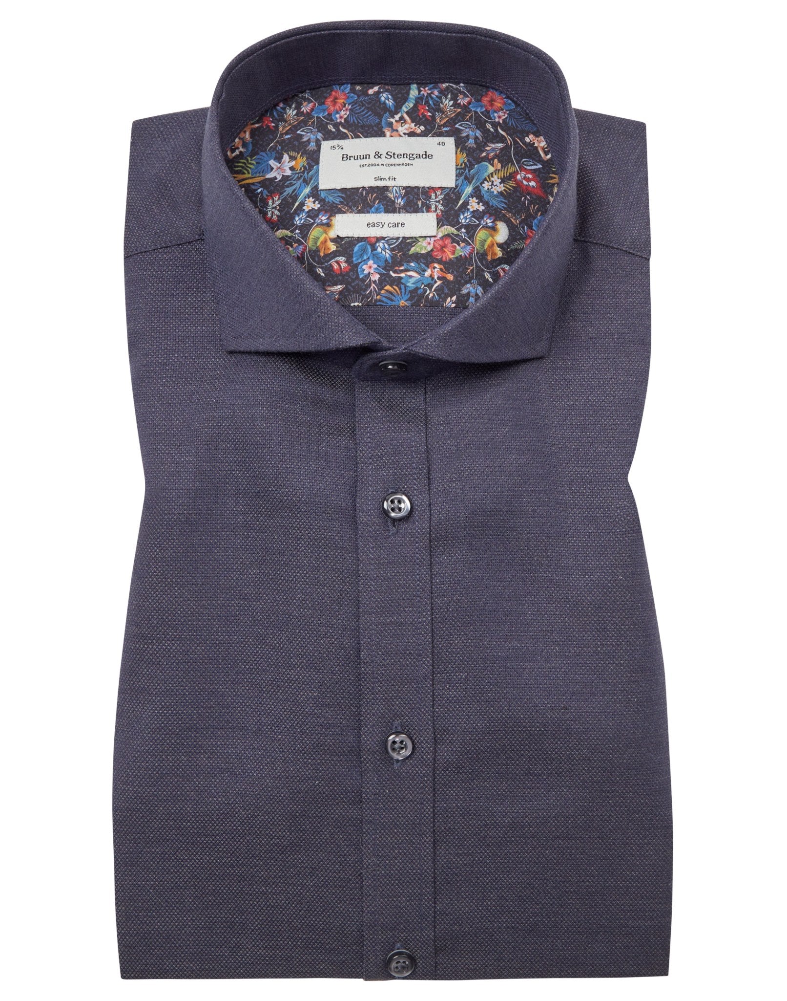 BS Lionel Slim Fit Skjorte - Thunder