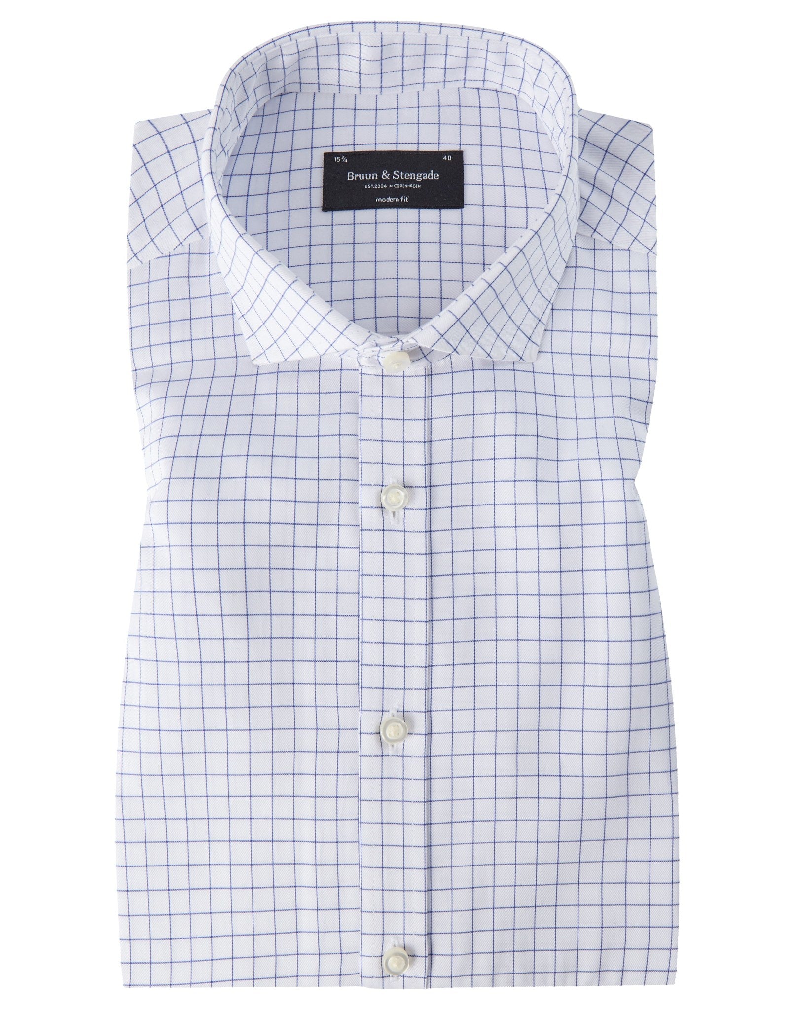 BS Maple Modern Fit Skjorte - White