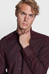 BS Maquire Modern Fit Skjorte - Bordeaux