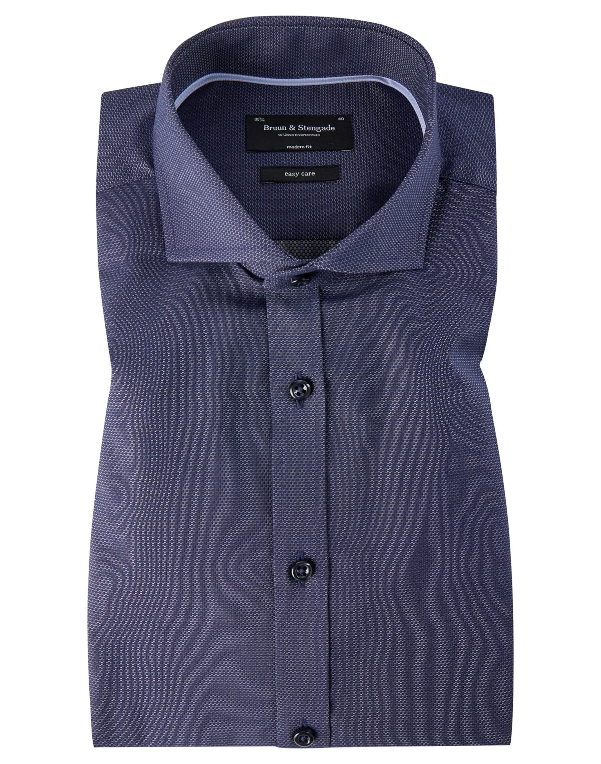 BS Matteo Modern Fit Skjorte Navy - Navy