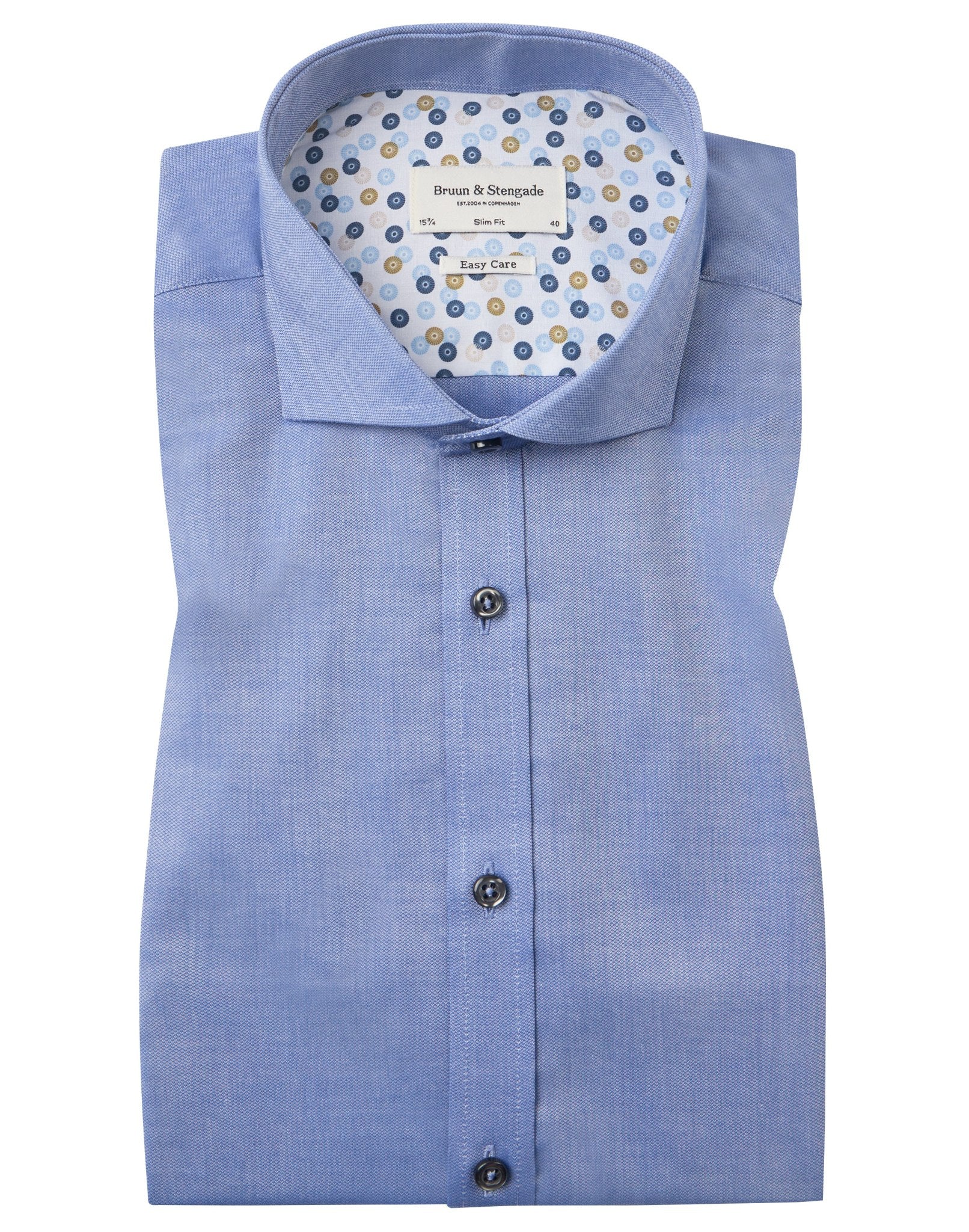 BS Matthaus Slim Fit Skjorte - Blue