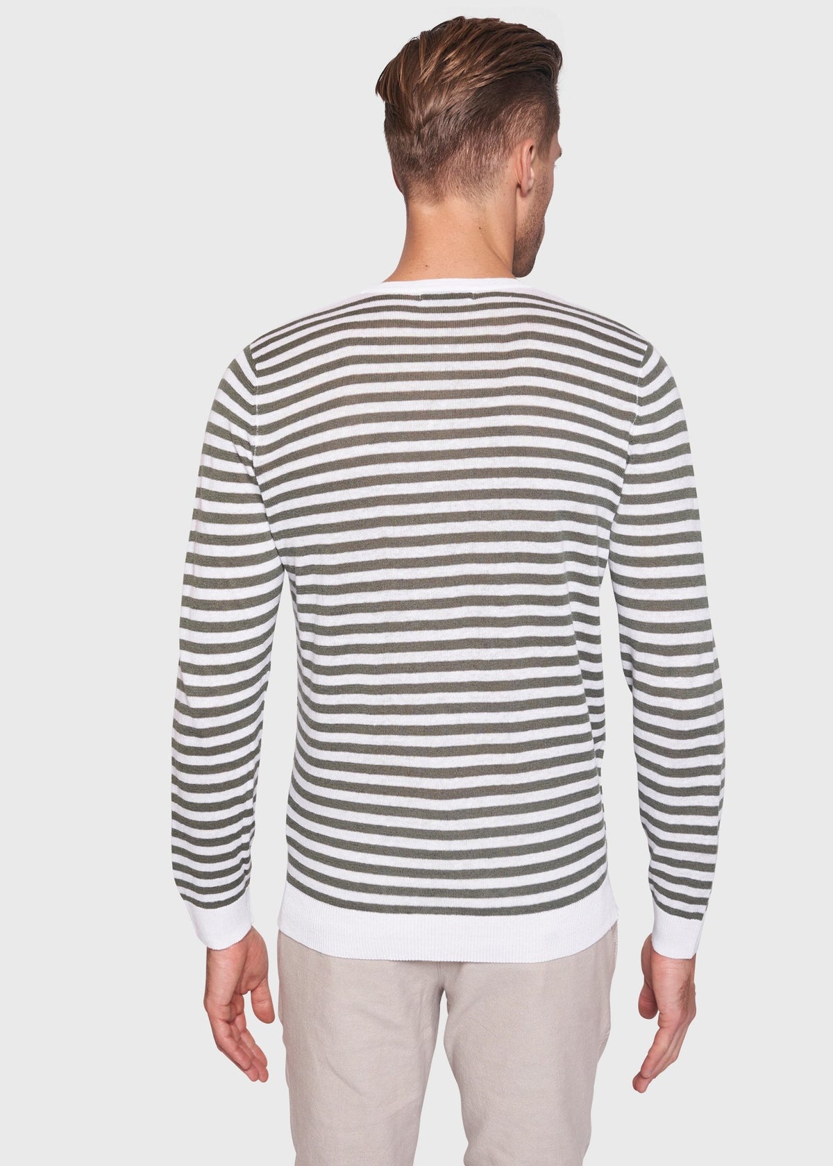 BS Mogensen Regular Fit Knitwear - Green/White