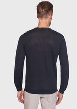 BS Mogensen Regular Fit Strik - Navy