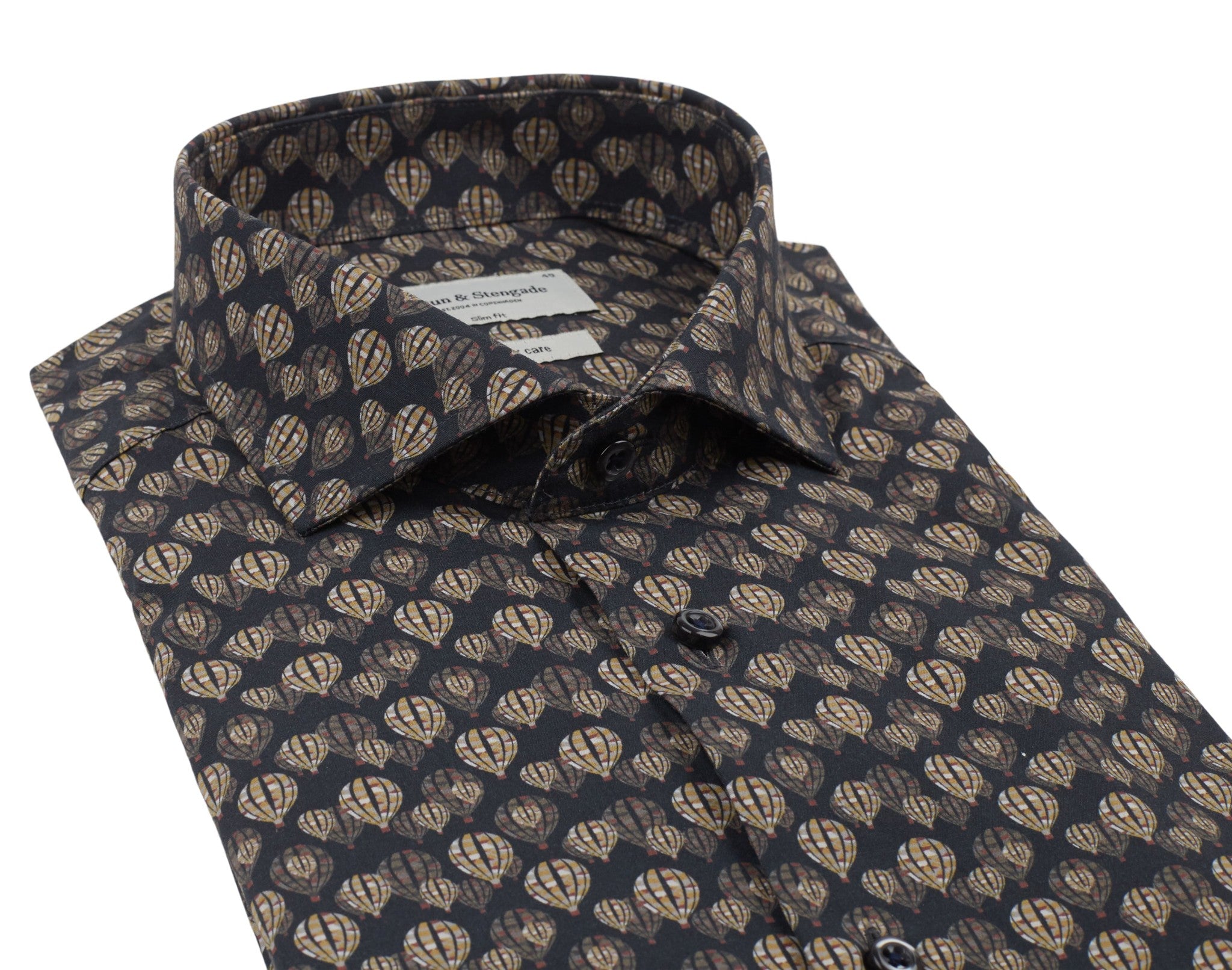 BS Munson Slim Fit Skjorta - Night