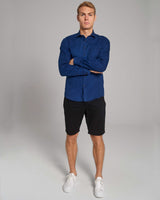 BS Lando Casual Modern Fit Skjorte - Indigo