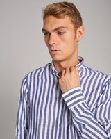 BS Esteban Casual Modern Fit Skjorte - Blue/White