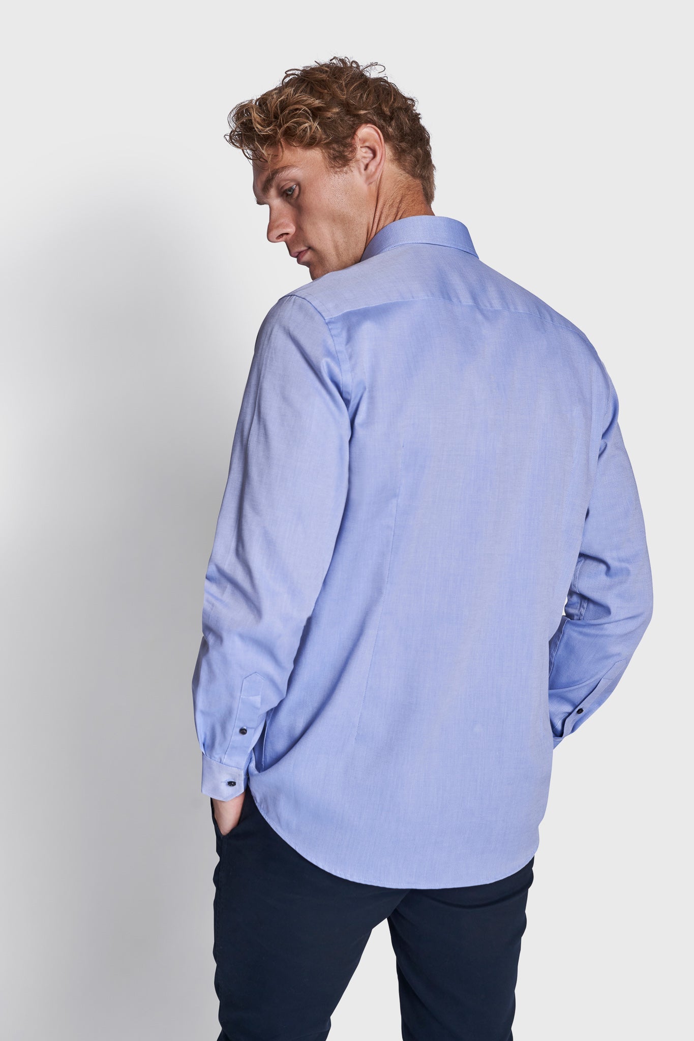 BS Origi Modern Fit Skjorte - Blue