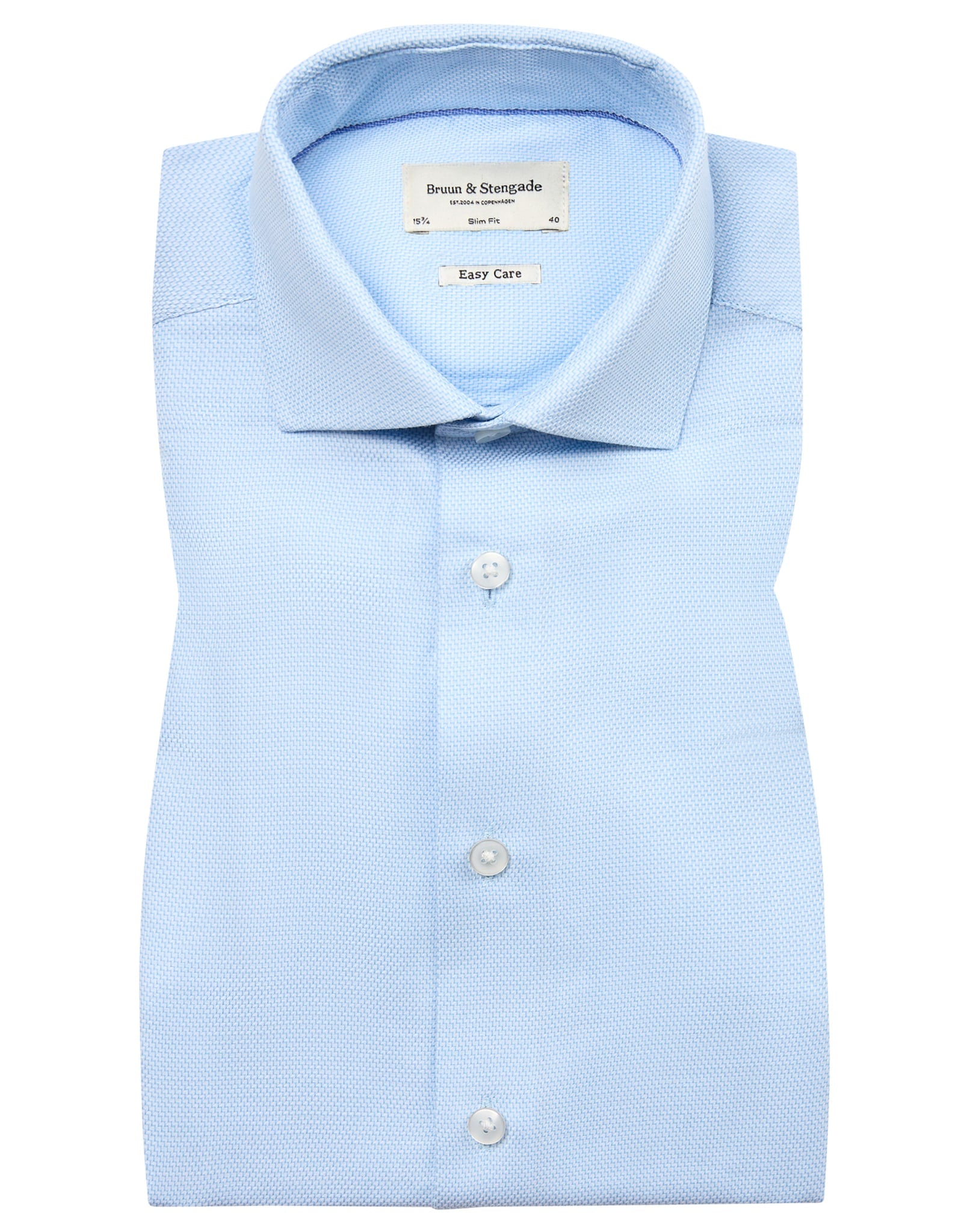 BS Sweeney Slim Fit Skjorte - Light Blue