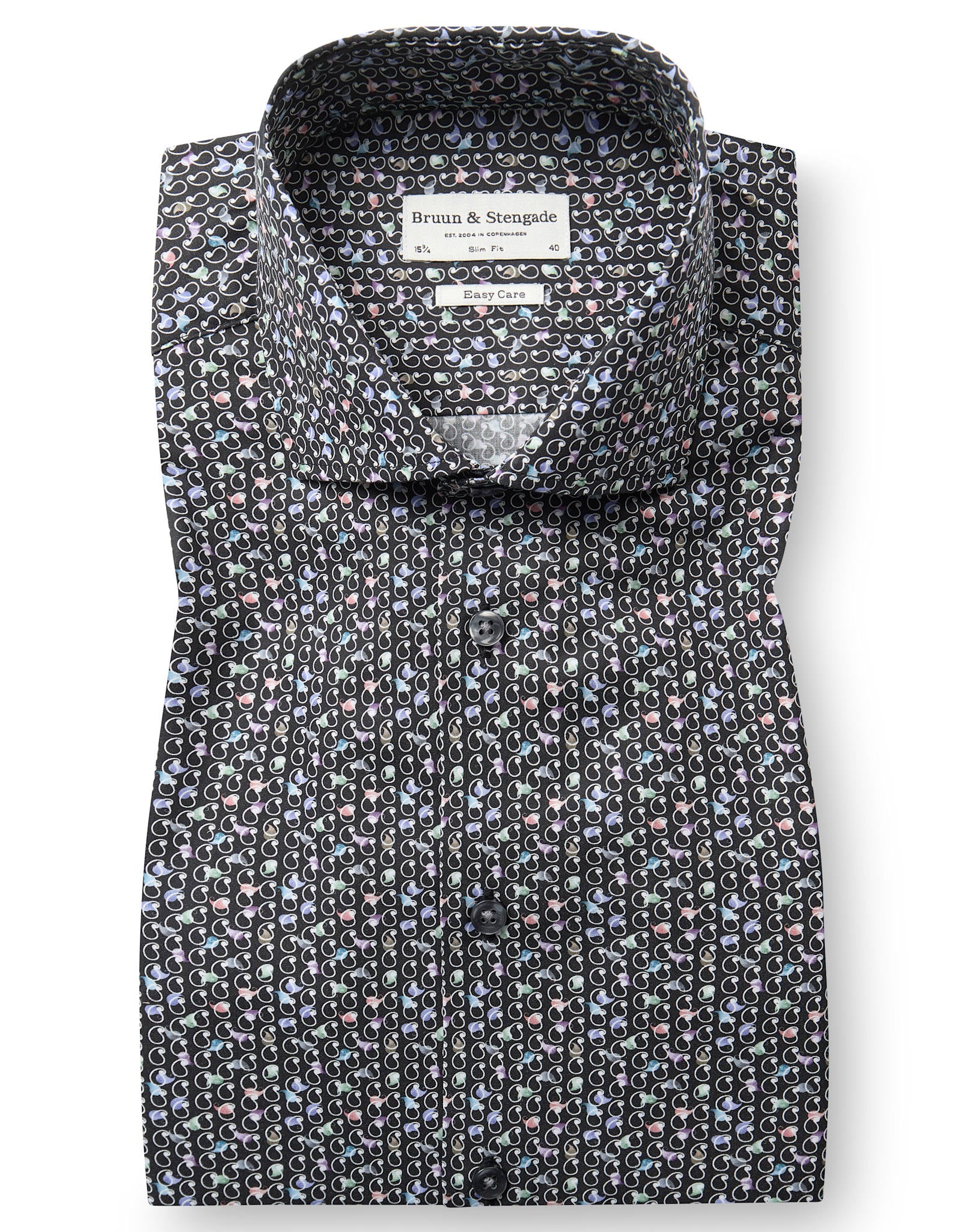 BS Snell Slim Fit Shirt - Black