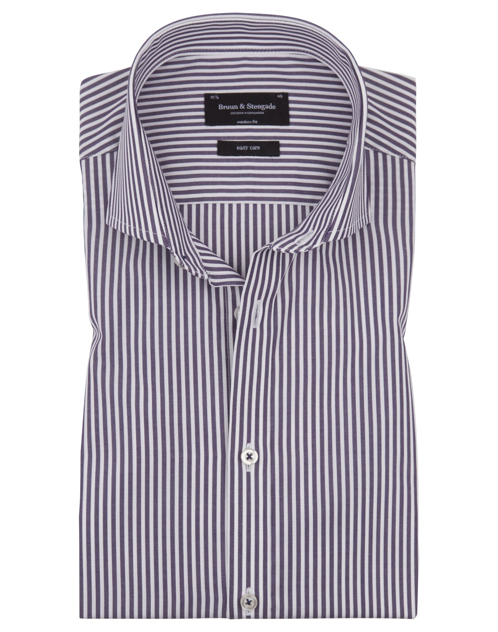 BS Paco Modern Fit Skjorta - Navy