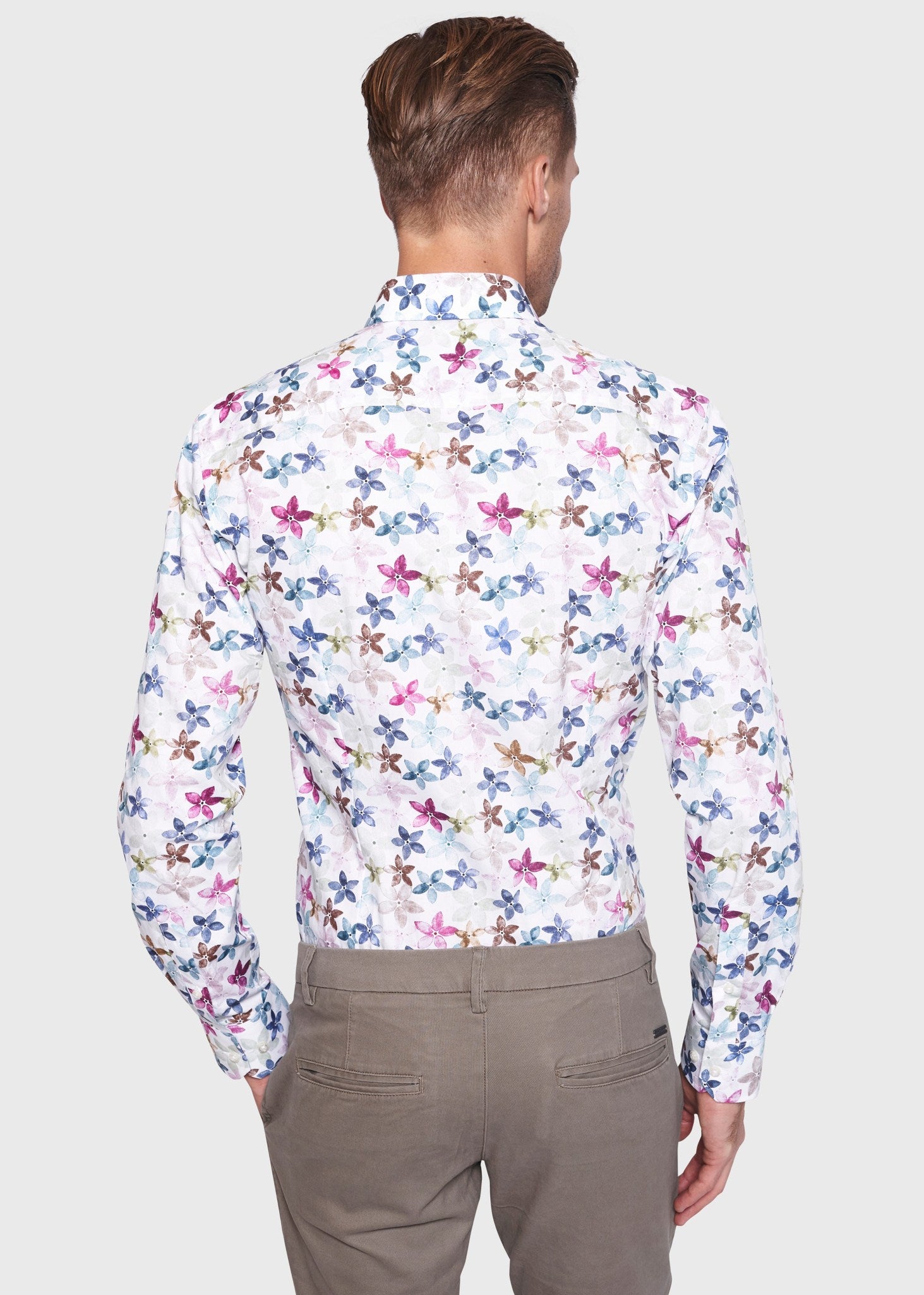 BS Porter Slim Fit Skjorte - White