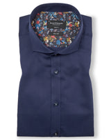 BS Pukki Modern Fit Skjorte - Navy