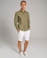 BS Daniel Casual Modern Fit Skjorte - Army