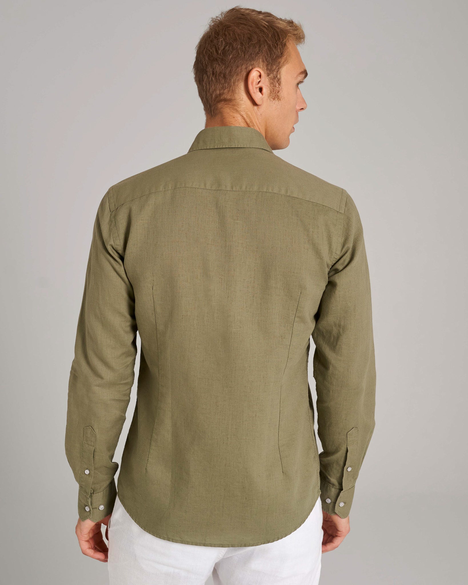 BS Daniel Casual Modern Fit Skjorte - Army