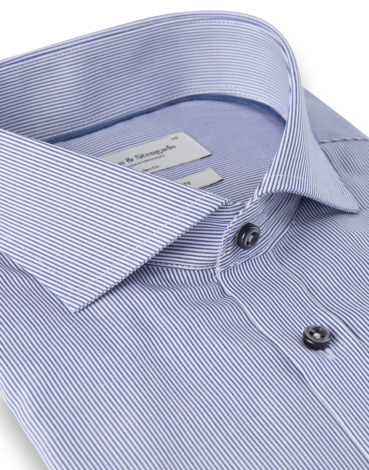 BS Ridley Slim Fit Skjorte Blue - Blue