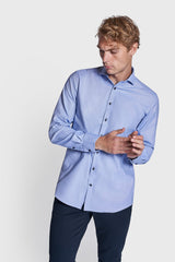 BS Robertsen Modern Fit Skjorte - Blue