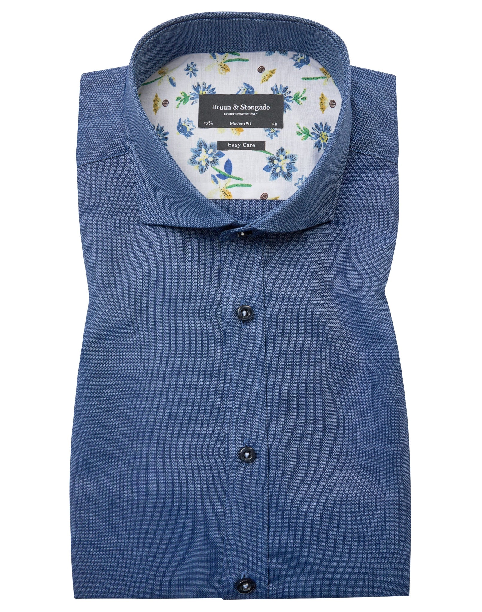 BS Ronald Modern Fit Skjorte - Blue