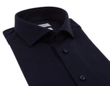 BS Sagan Slim Fit Skjorte - Navy