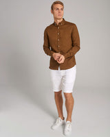 BS Carlos Casual Modern Fit Skjorte - Ochre