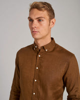 BS Carlos Casual Modern Fit Skjorte - Ochre