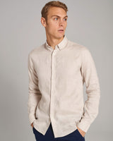BS Carlos Casual Modern Fit Skjorte - Sand