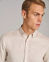 BS Carlos Casual Modern Fit Skjorte - Sand