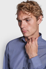 BS Sancho Modern Fit Skjorte - Navy