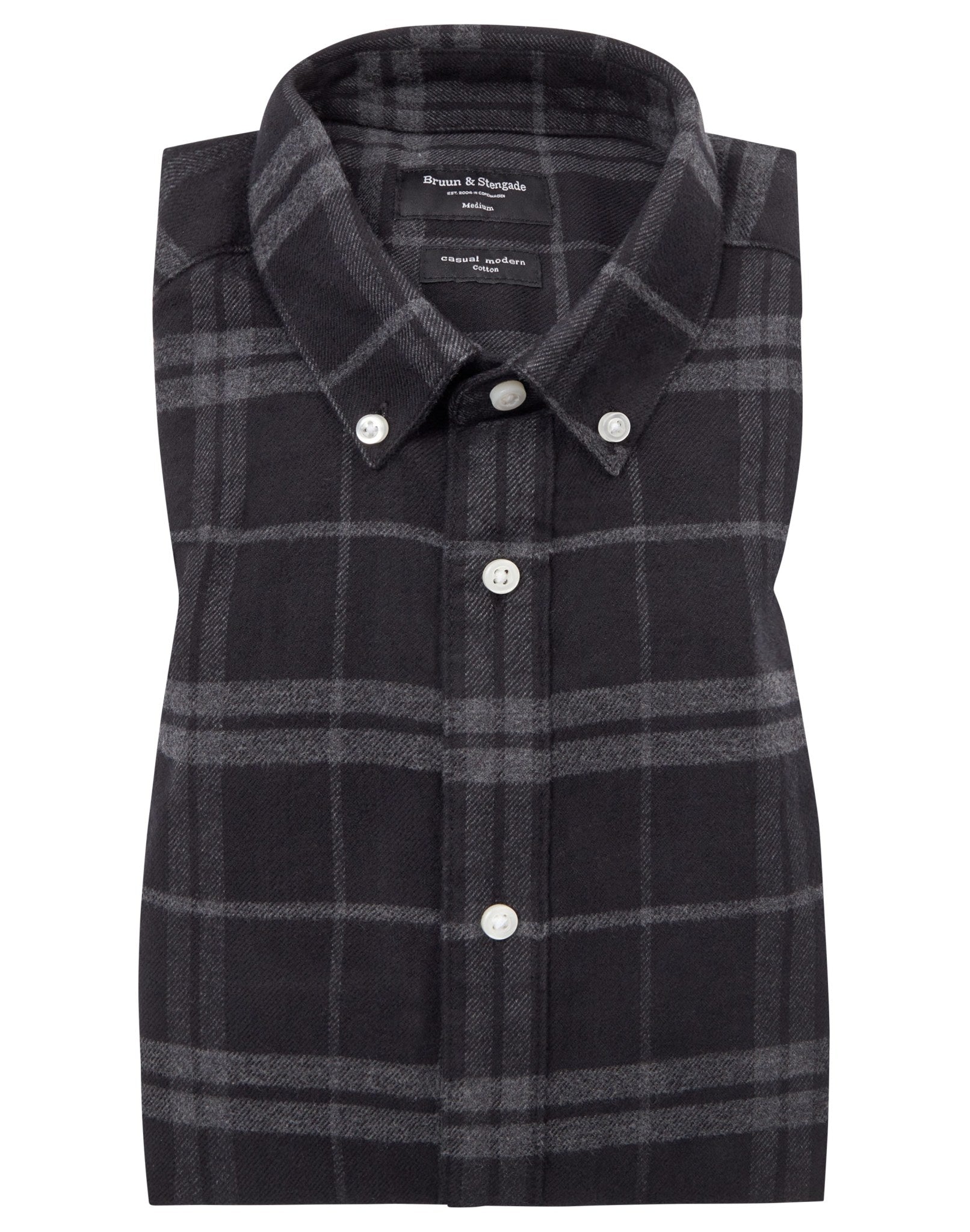 BS Sanneh Casual Modern Fit Skjorte - Black