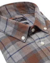 BS Sanneh Casual Modern Fit Skjorte - Brown