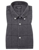 BS Sanneh Casual Modern Fit Skjorte - Dark Grey