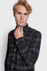 BS Sanneh Casual Modern Fit Skjorte - Black