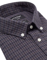 BS Sanneh Casual Modern Fit Skjorte - Thunder