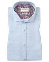 BS Scholes Slim Fit Skjorte - Light Blue