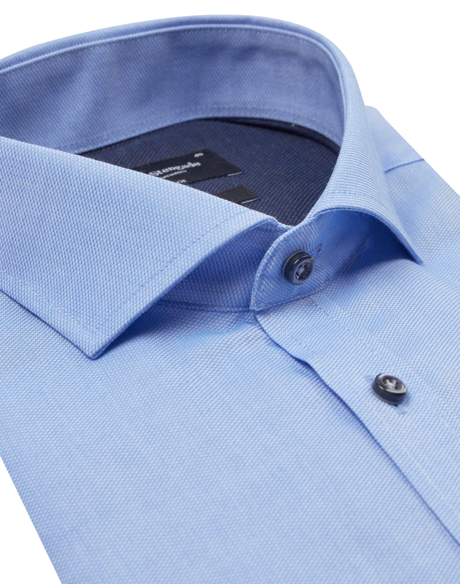 BS Serge Modern Fit Skjorte - Blue