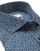 BS Shearer Slim Fit Skjorte - Navy