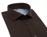 BS Skogstrom Slim Fit Skjorte - Brown
