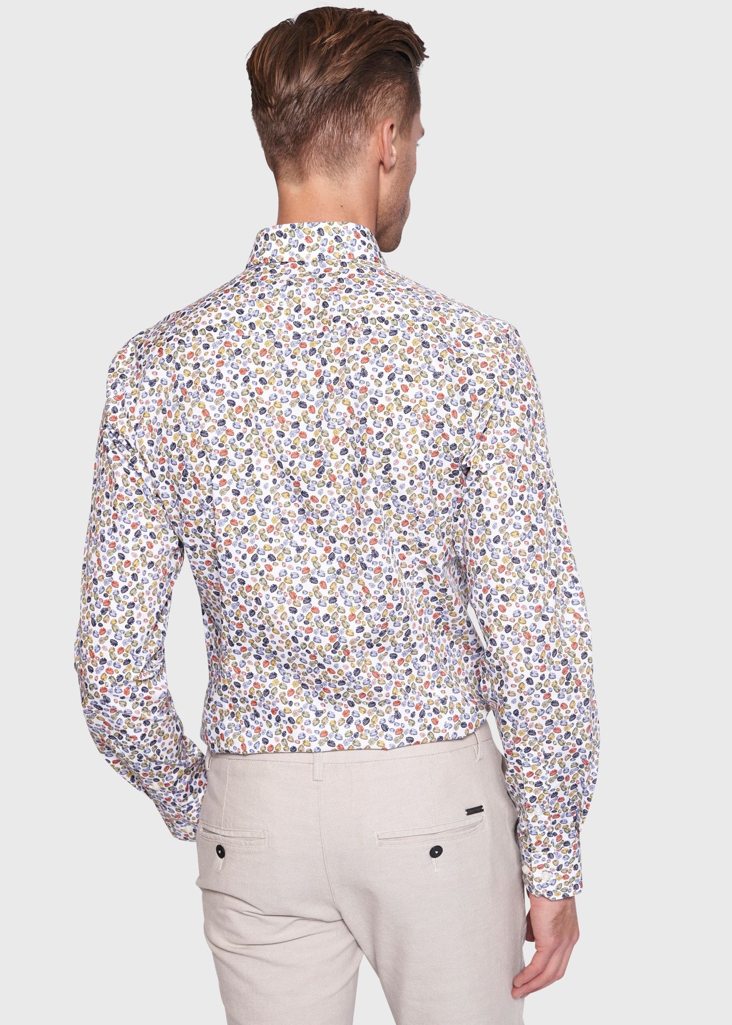 BS Solis Slim Fit Skjorte - White