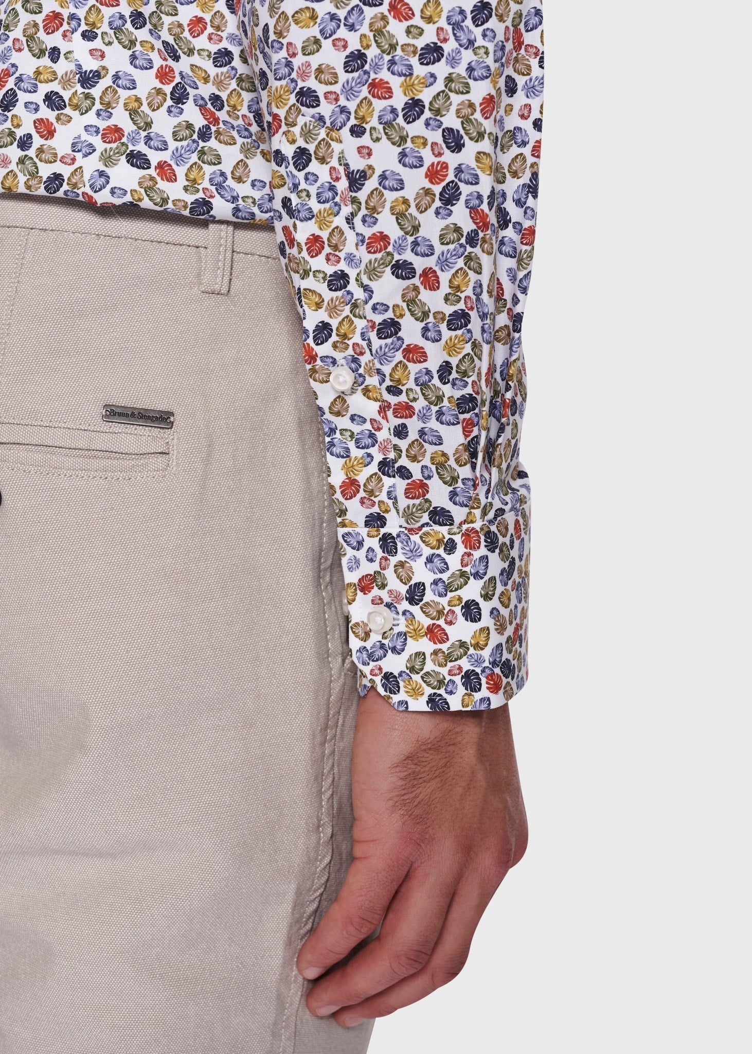 BS Solis Slim Fit Skjorte - White