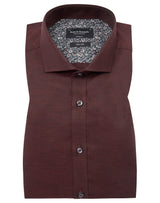 BS Teemu Modern Fit Skjorte - Bordeaux