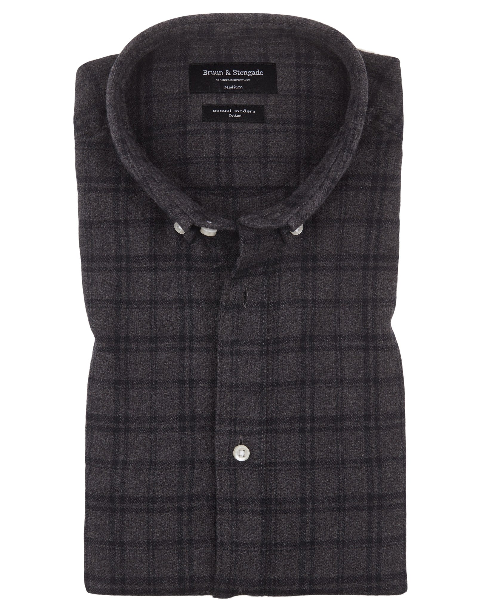 BS Tokyo Modern Fit Skjorte - Charcoal
