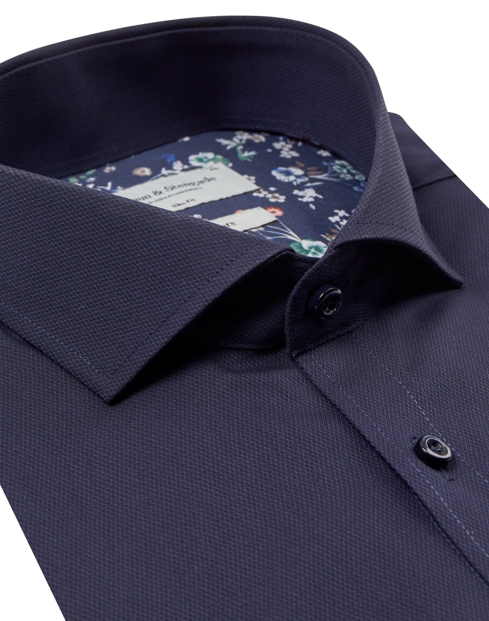BS Toni Slim Fit Skjorte - Navy