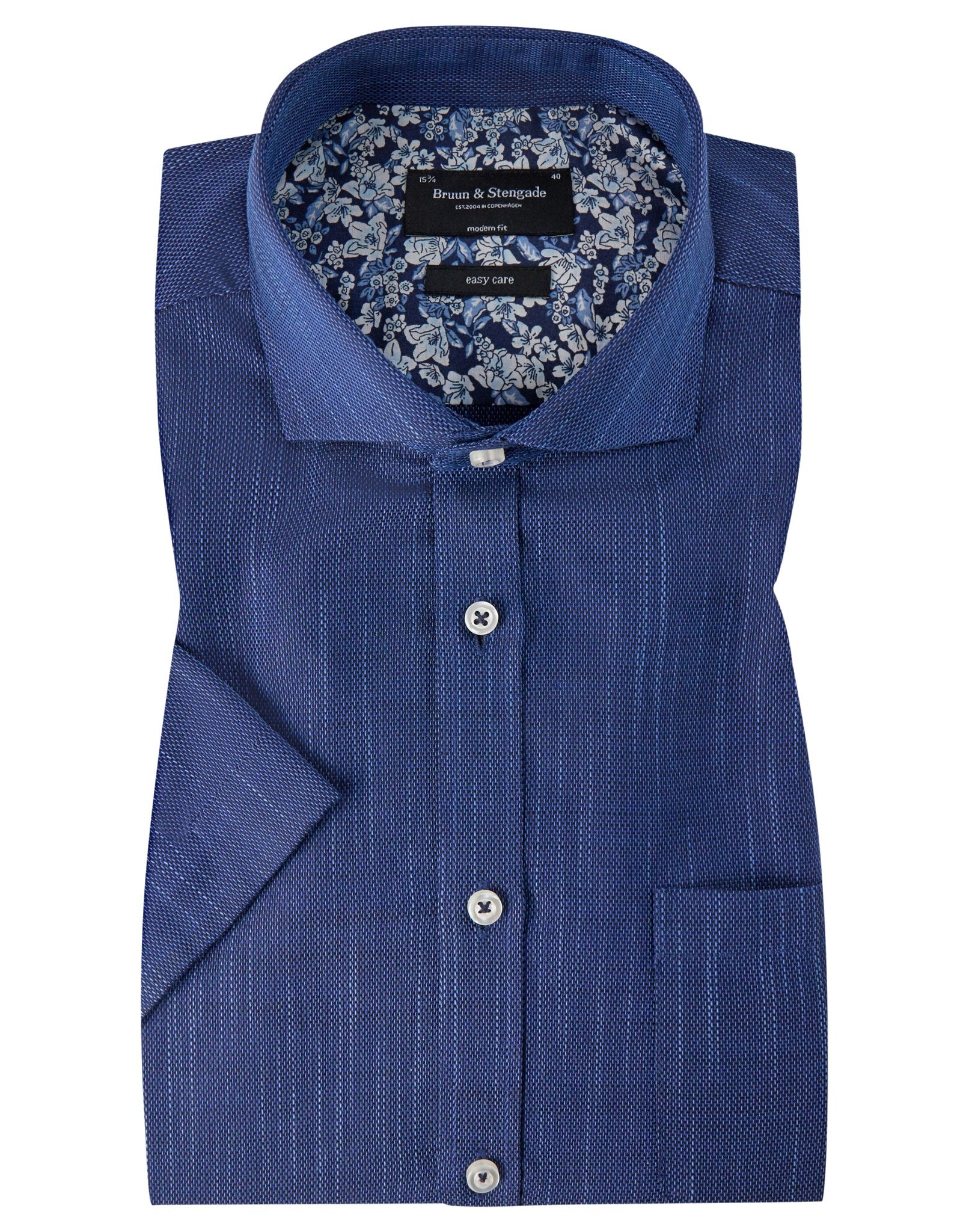 BS Topey Modern Fit Skjorte Blue - Blue