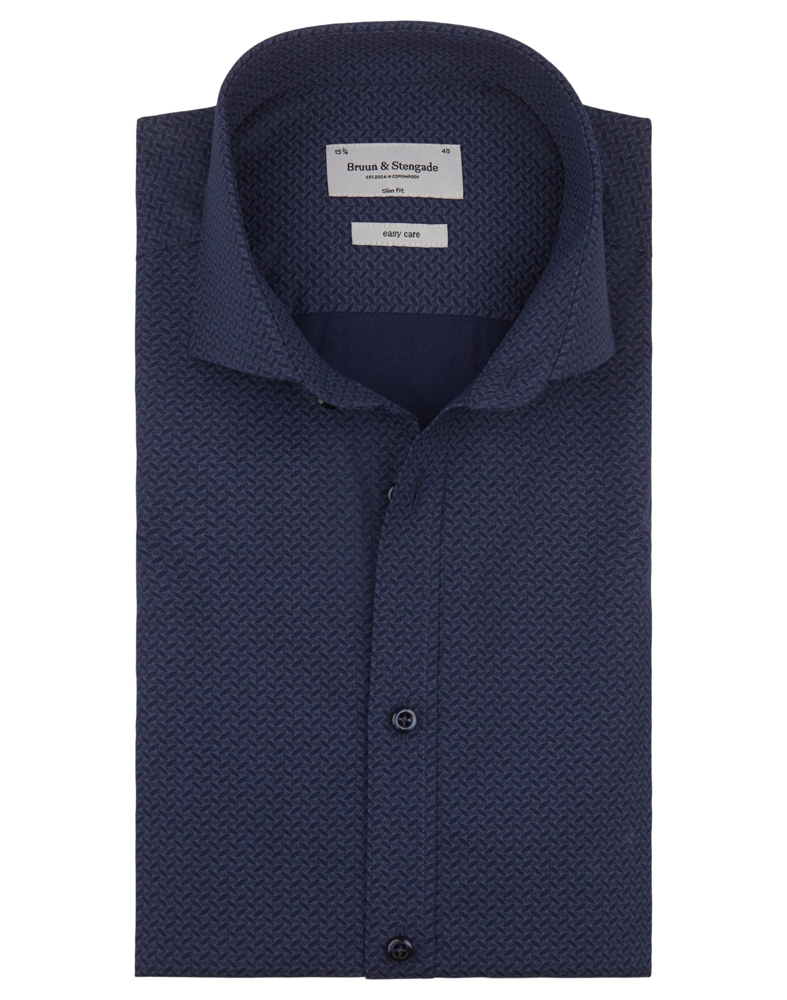 BS Trager Slim Fit Skjorte - Thunder