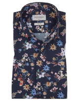 BS Tully Slim Fit Skjorte - Navy