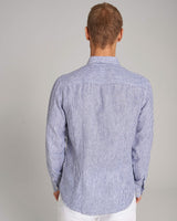 BS Valtteri Casual Modern Fit Skjorte - Navy/White