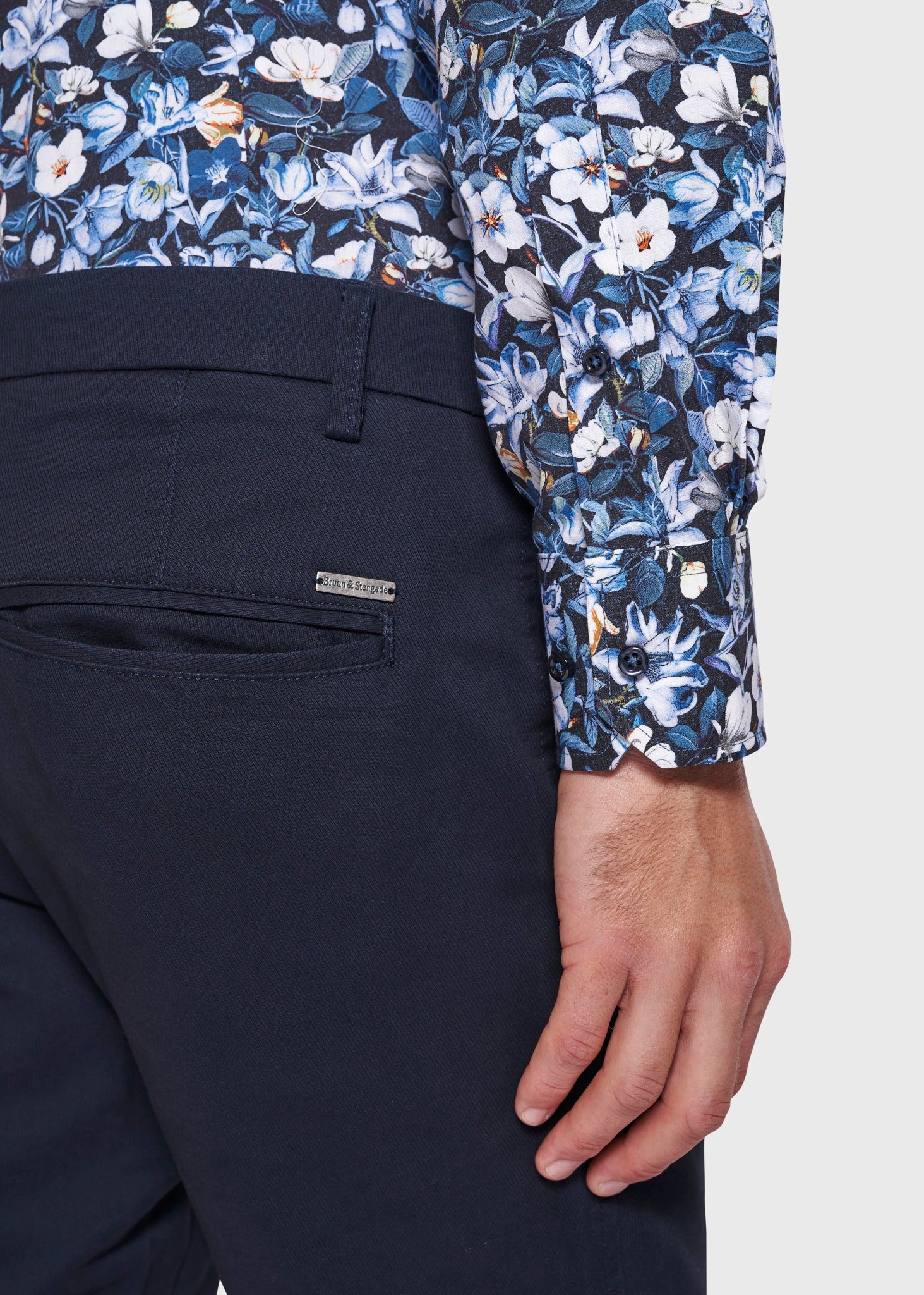BS Vance Slim Fit Skjorte - Blue